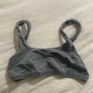 Skims square neck bralette - teal